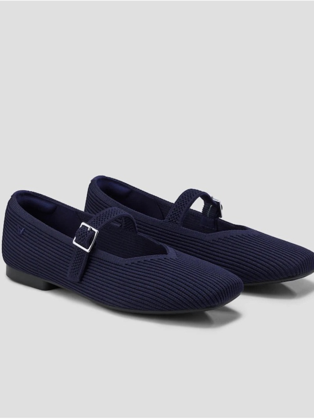 VIVAIA Margot Walker Women’s Navy Knit Mary Jane Size 8.5